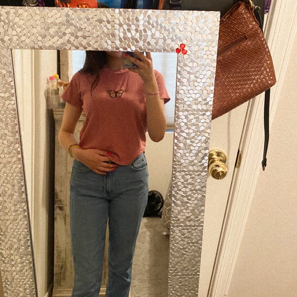 Brandy Melville Pink Helen Top